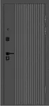 Дверь Браво Optim Z-2 Классика Букле графит/Белый DIS007558 фото