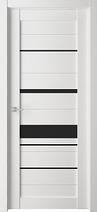 Товар Межкомнатная дверь Легенда Велюкс 4 Айс светлый Айс светлый Стекло Лакобель черное